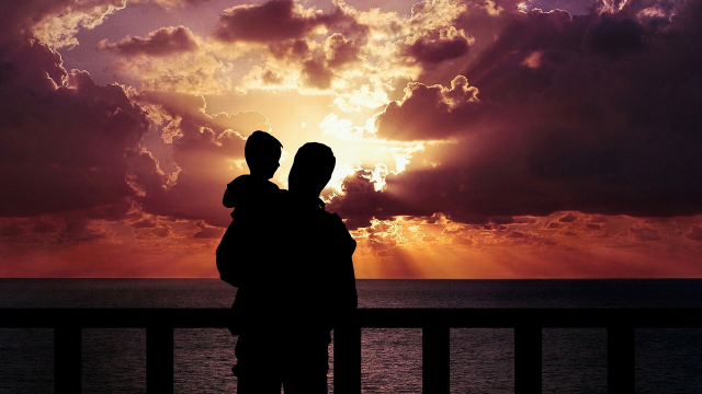 father_son_sunset