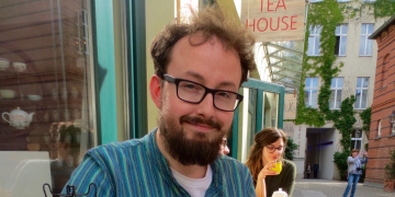 James Cathcart leading Daily Worship with… Che Guevara…