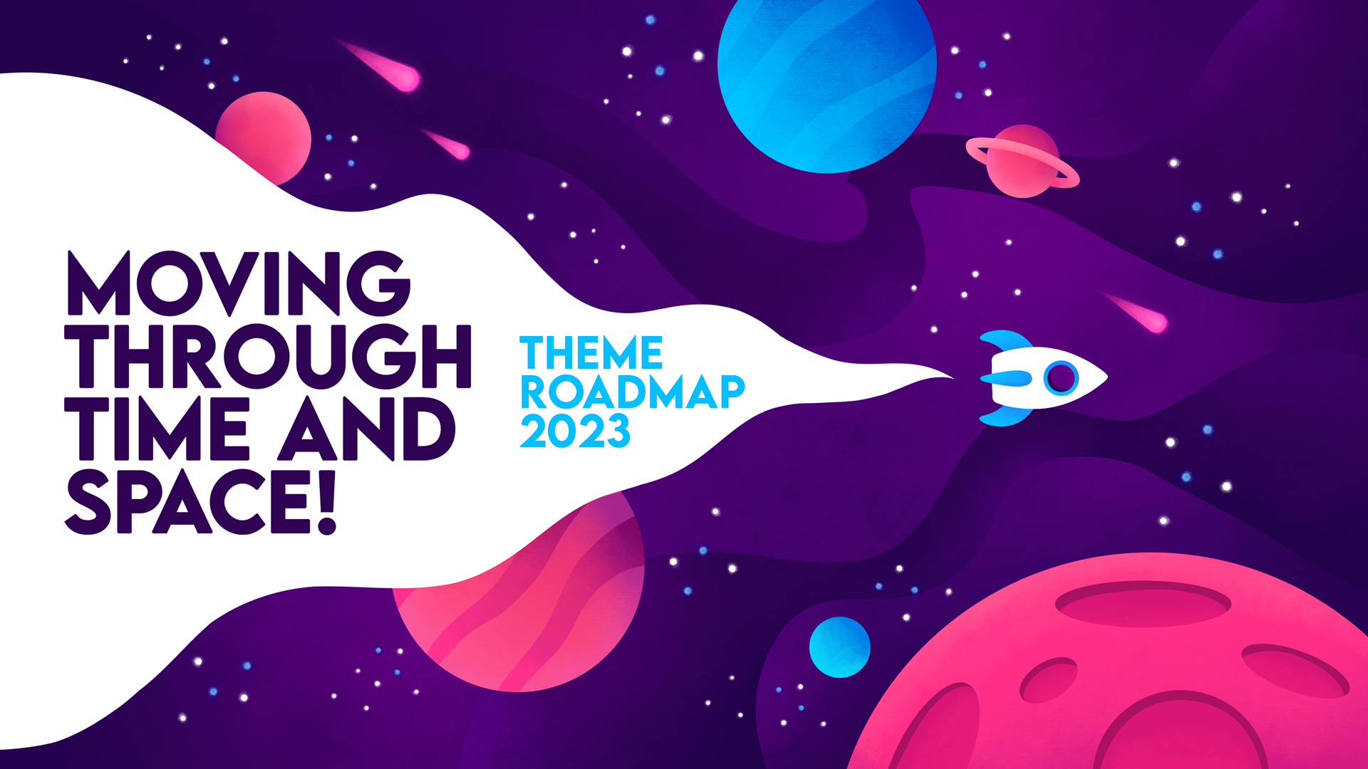 Moving through time and space! Theme Roadmap 2023