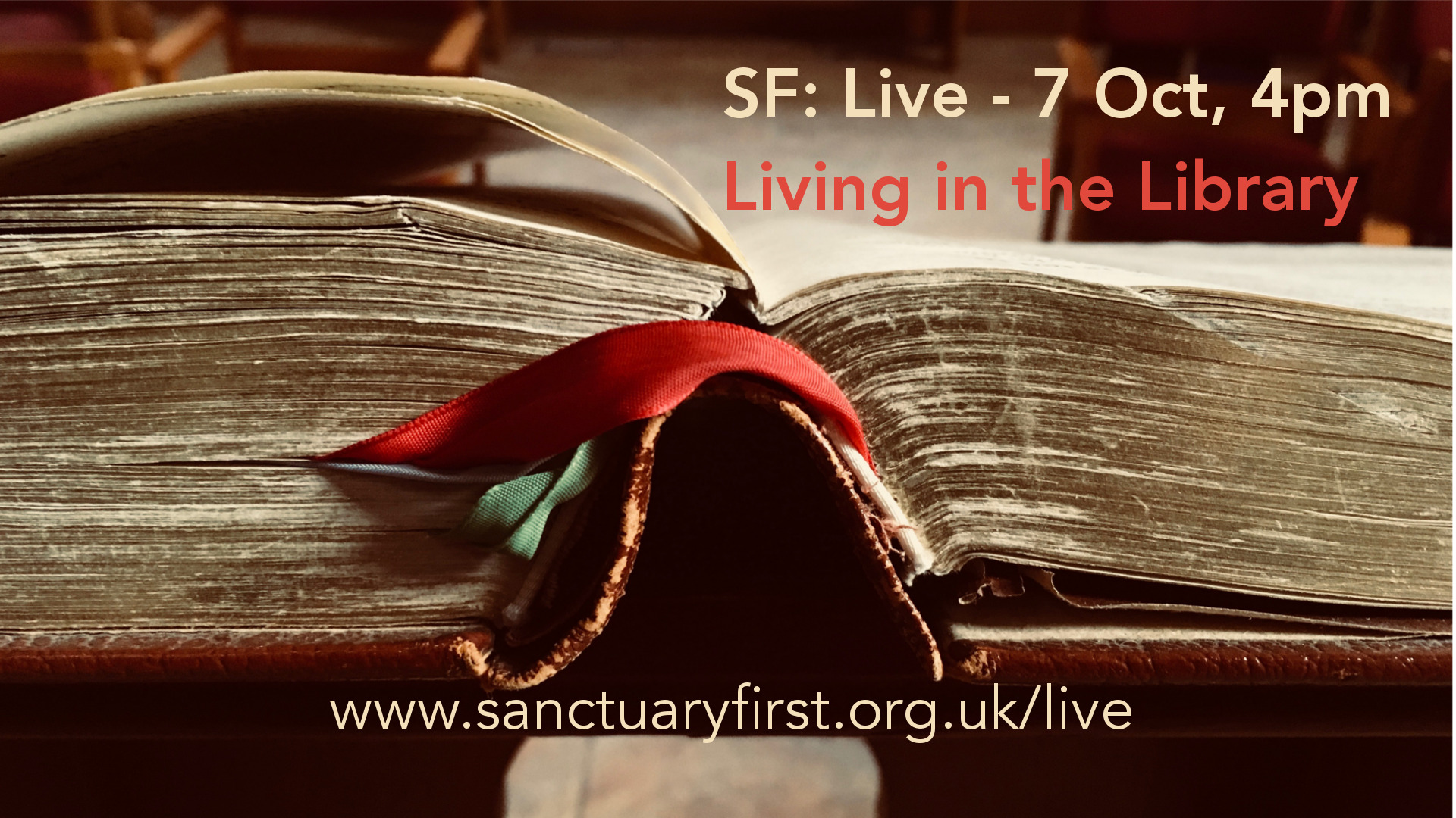 Join us for our SF: Live this Sunday! (7 Oct)