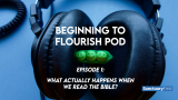 Beginning to Flourish Pod 1 — What actually happens when we read the Bible?