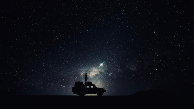 car_silhouette_nightsky_stars