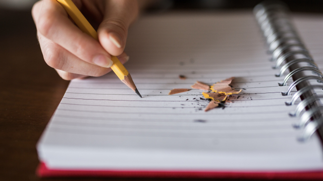 handwriting_pencil_sharpening_notebook_unsplash