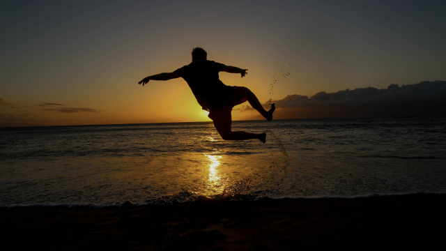 man_jumping_beach_sunset_unsplash
