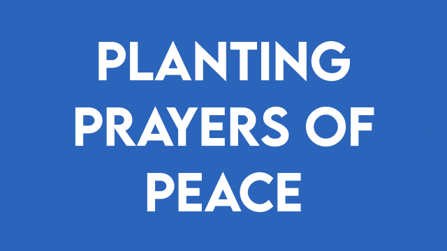 Planting Prayers of Peace (September)