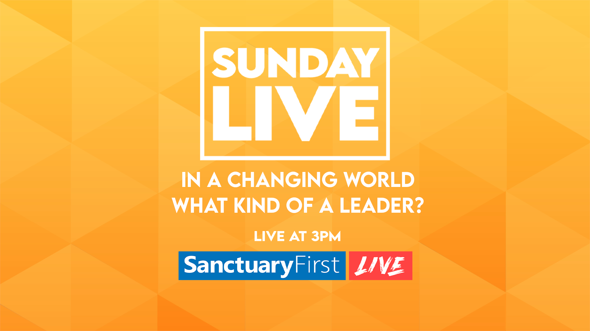 Sunday Live - What kind of leader?