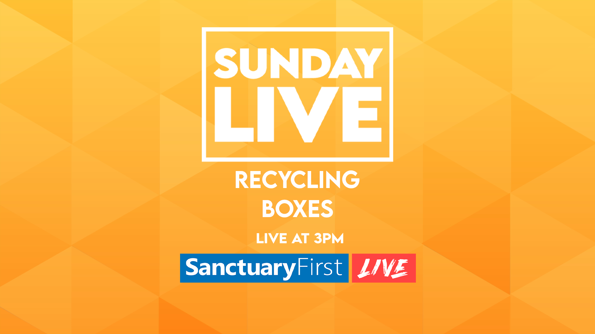 Sunday Live - Recycling Boxes