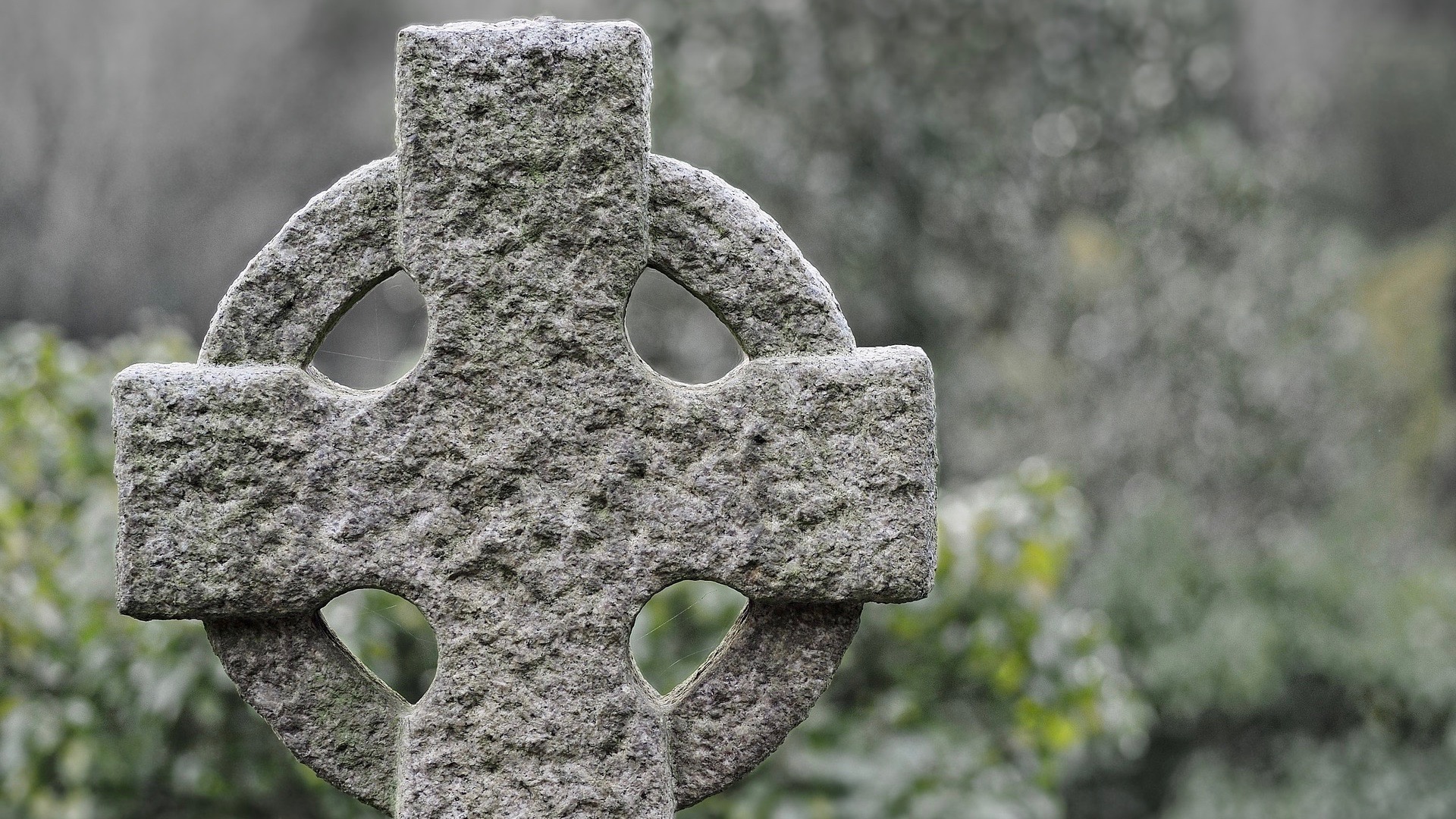 Stone celtic cross