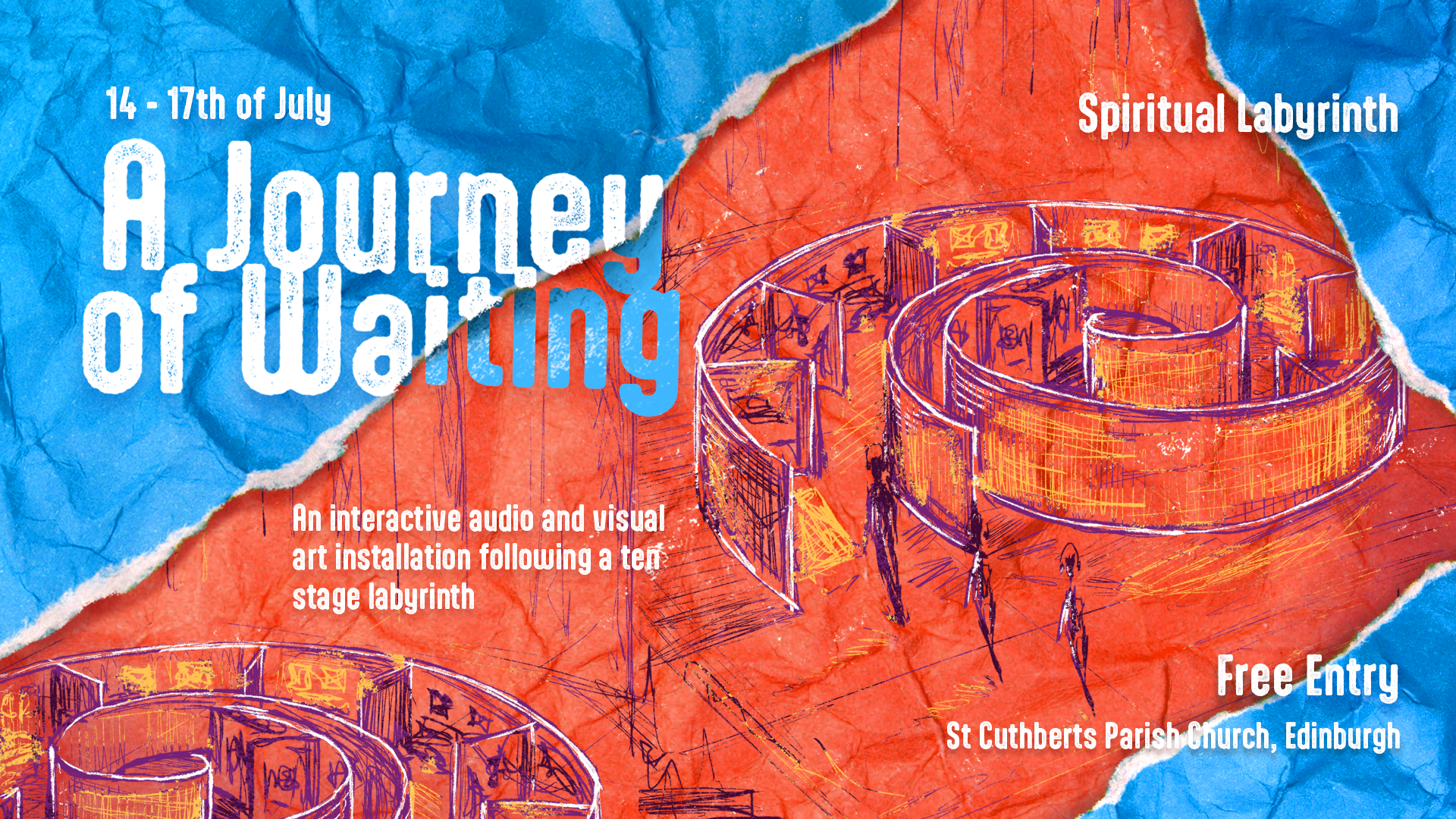 NEW Labyrinth Installation - A Journey of Waiting