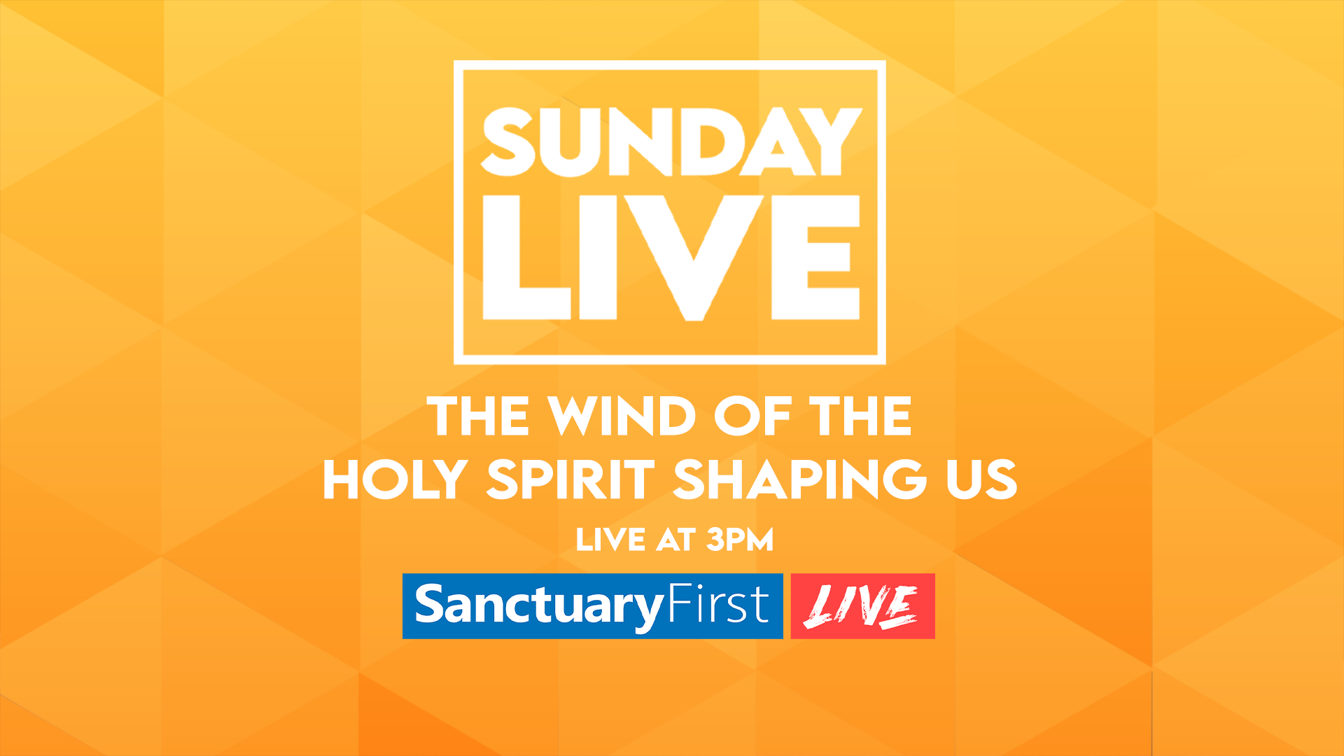 Sunday Live: The Wind of the Holy Spirit shaping us