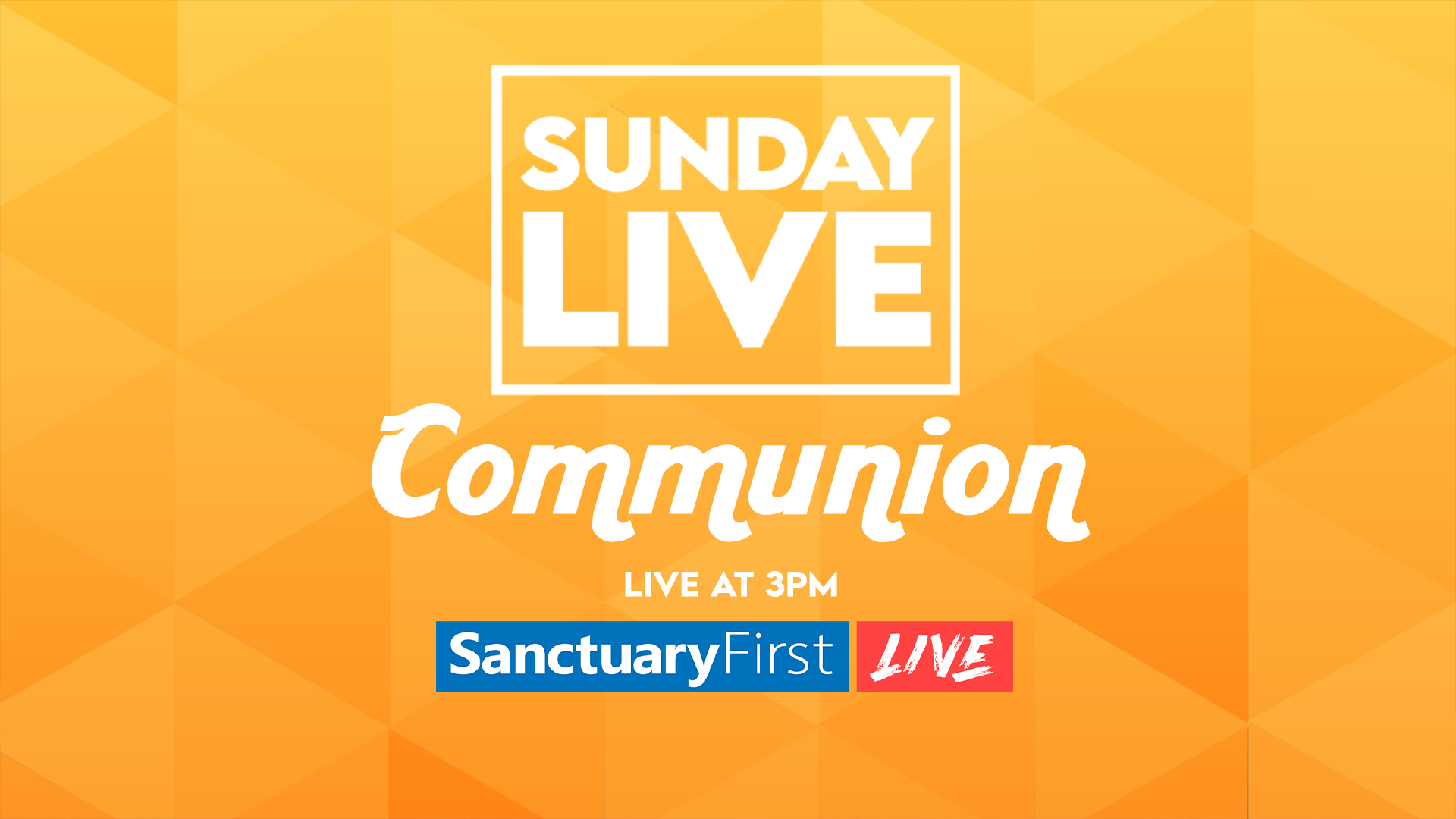 Sunday Live - All Things New